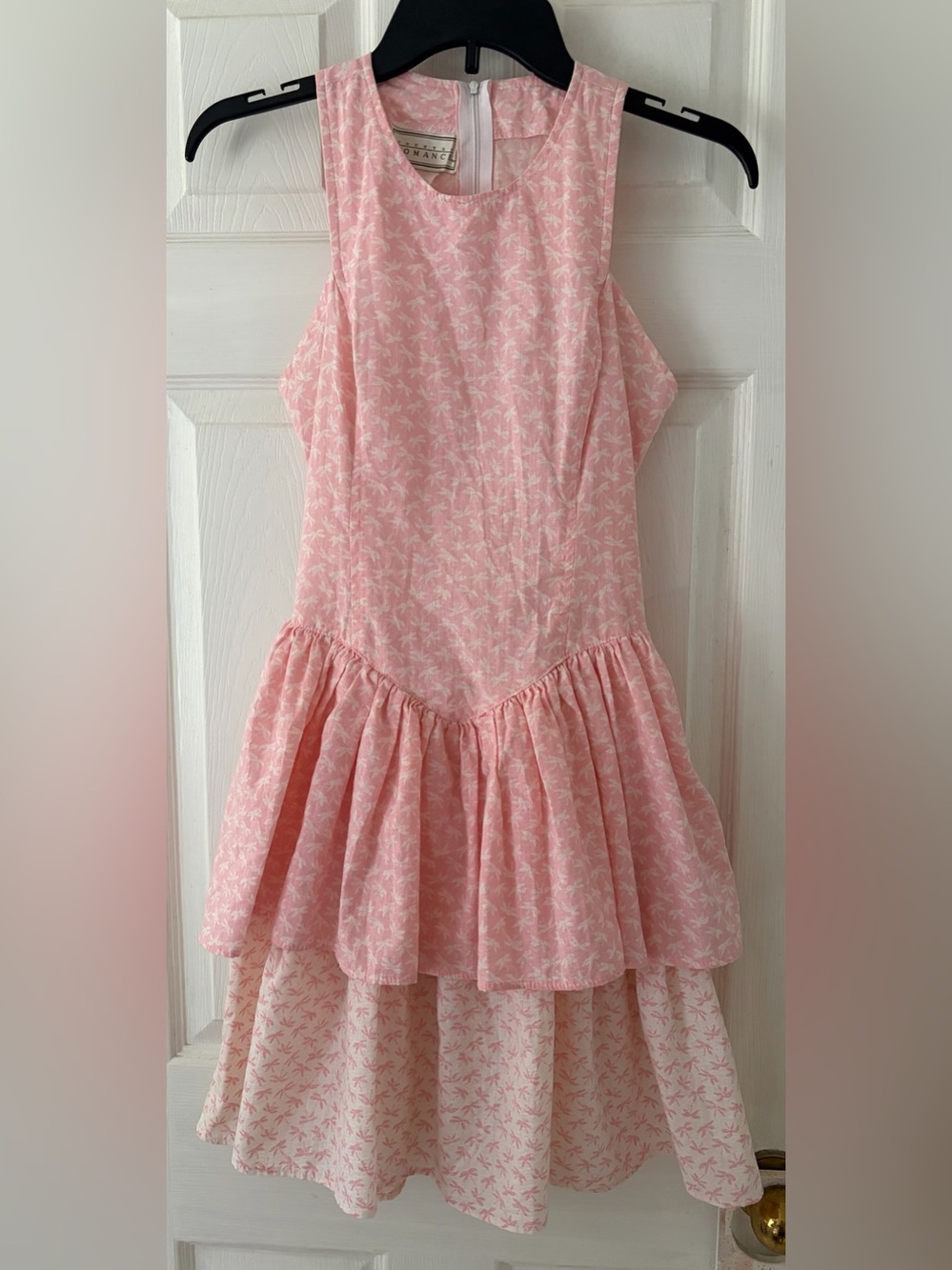 Country Romance Vintage Dragonfly Dress